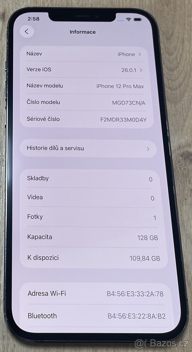Apple iPhone 12 Pro Max 128 GB grafitový - 2