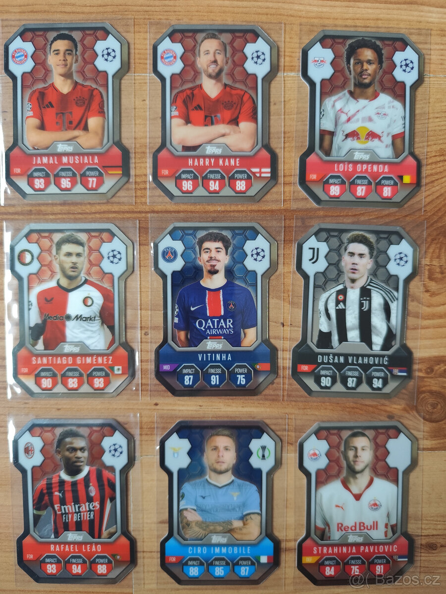 Fotbalové kartičky Match Attax 2024/25 - Chrome Shield - 2