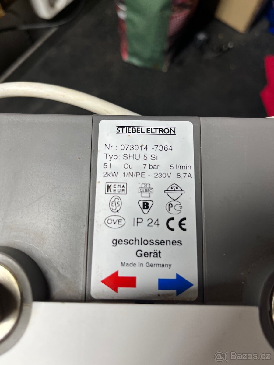 Stiebel Eltron SHU 5 Si, elektrický tlakový ohřívač vody 5L - 2