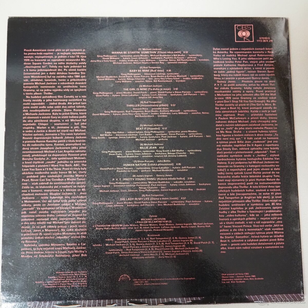 LP Thriller, Michael Jackson - 2