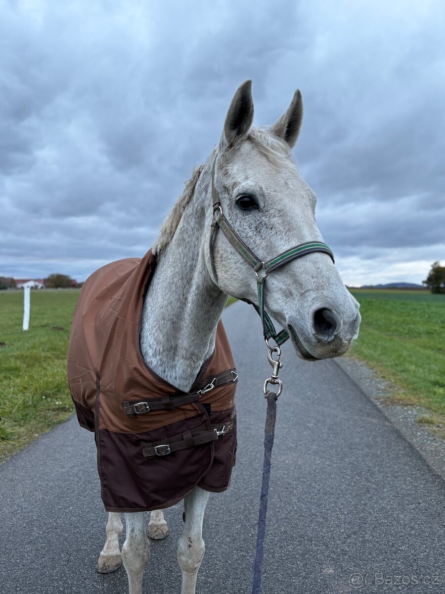 Pláštěnka s fleece - HKM Výběhová deka 135 - 2