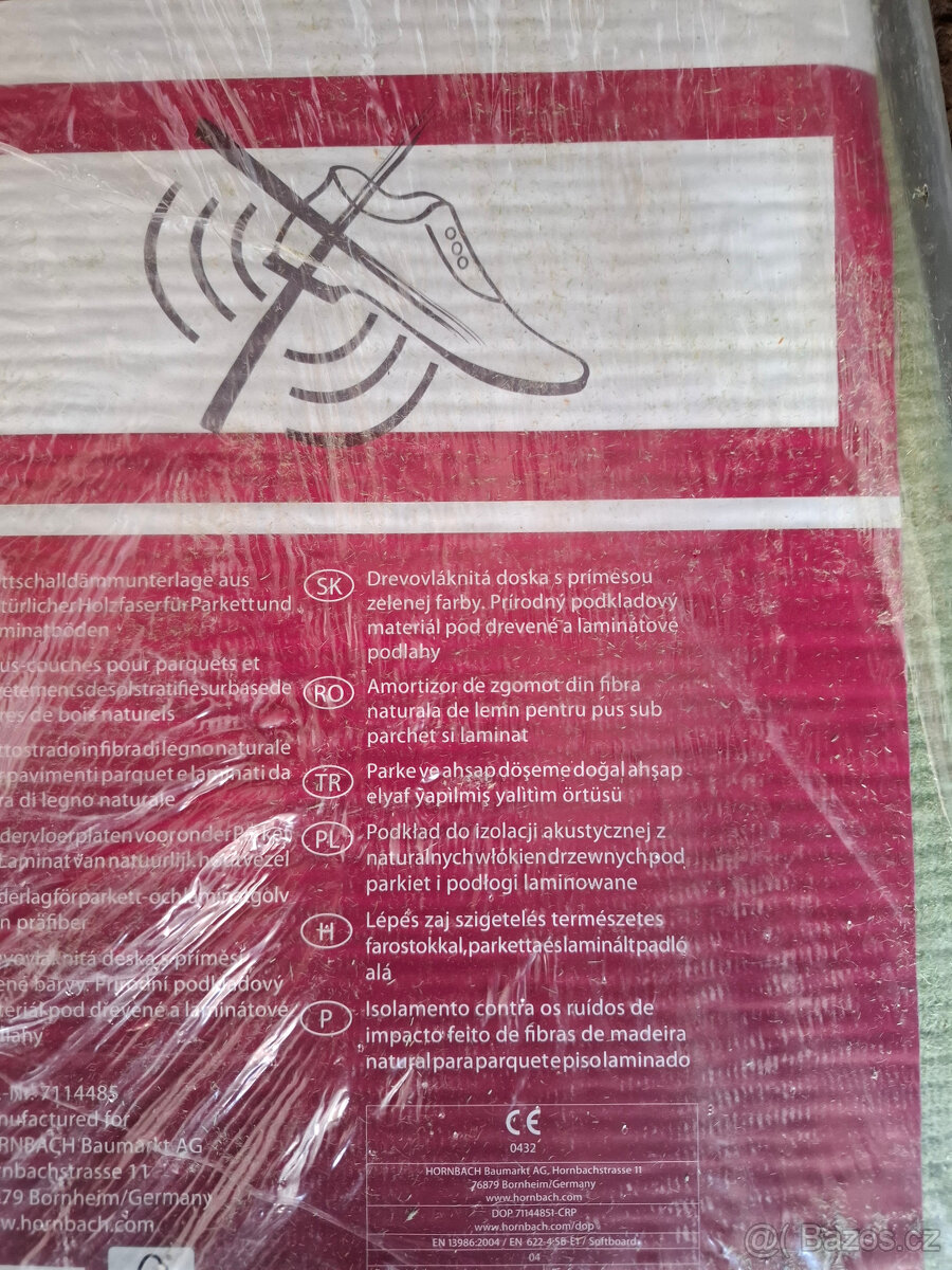 Prodám novou izolaci pod plovoucí podlahu,nové zářivky atd. - 2