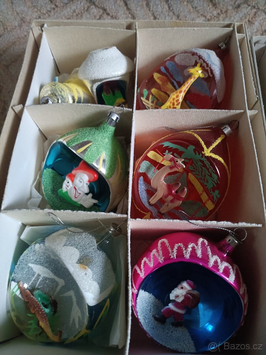 Báňky ozdoby na stromeček pro sběratele - 2