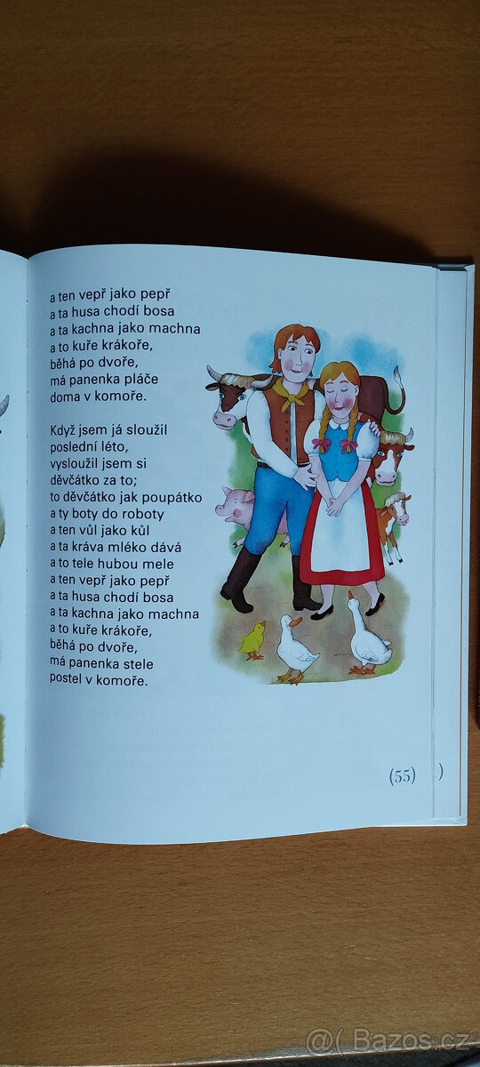 Česká říkadla, písničky a pohádky - jako nová - 2