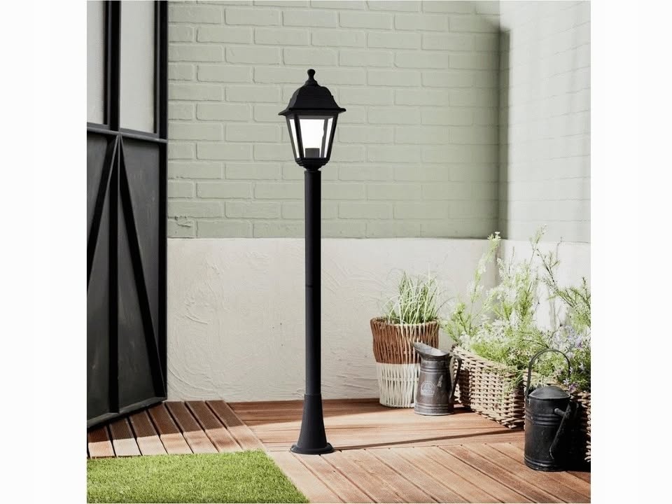 Zahradní lampa 100 cm (černá) - 2