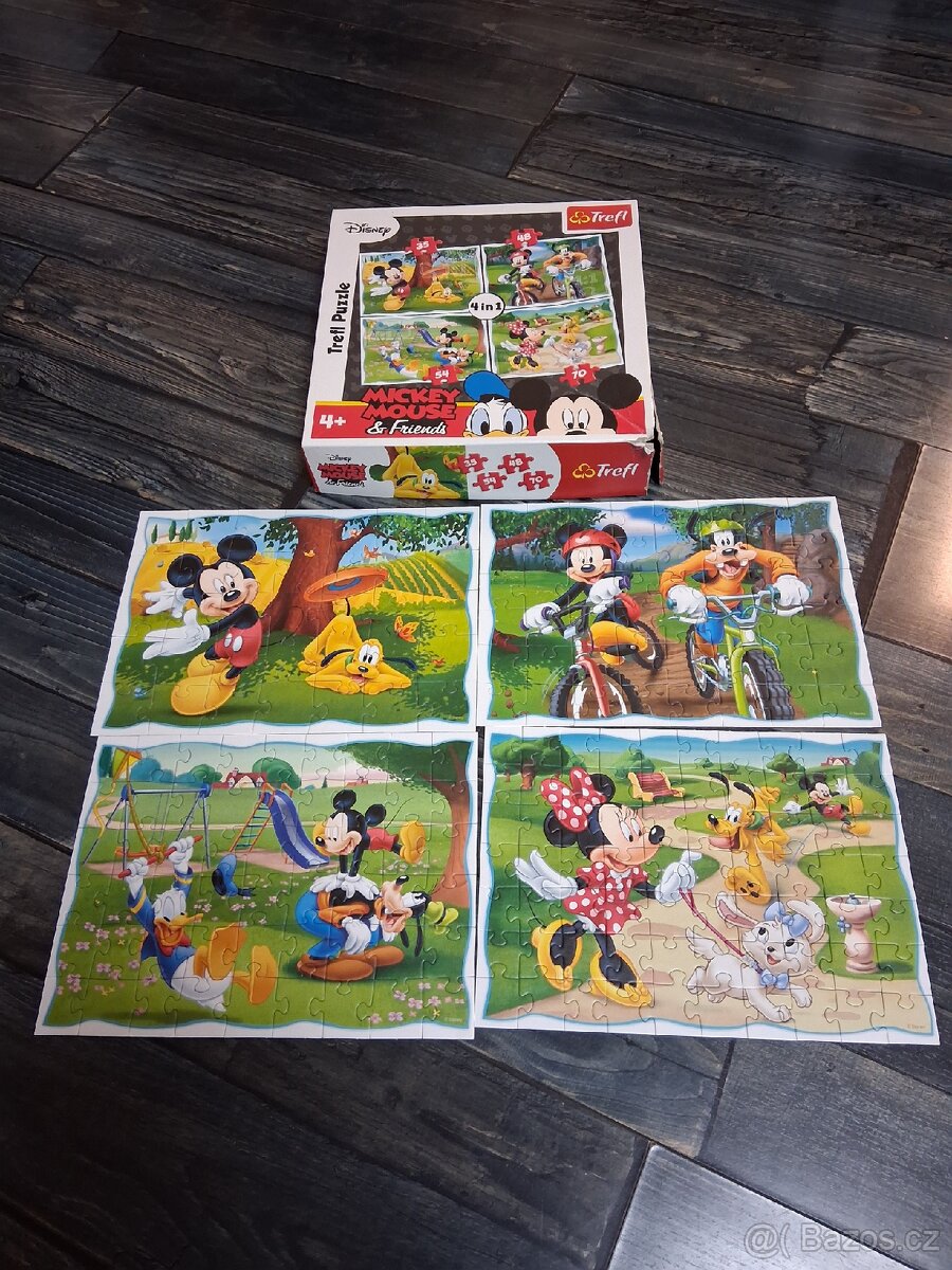 Puzzle Trefl Mickey Mouse 4v1 - 2