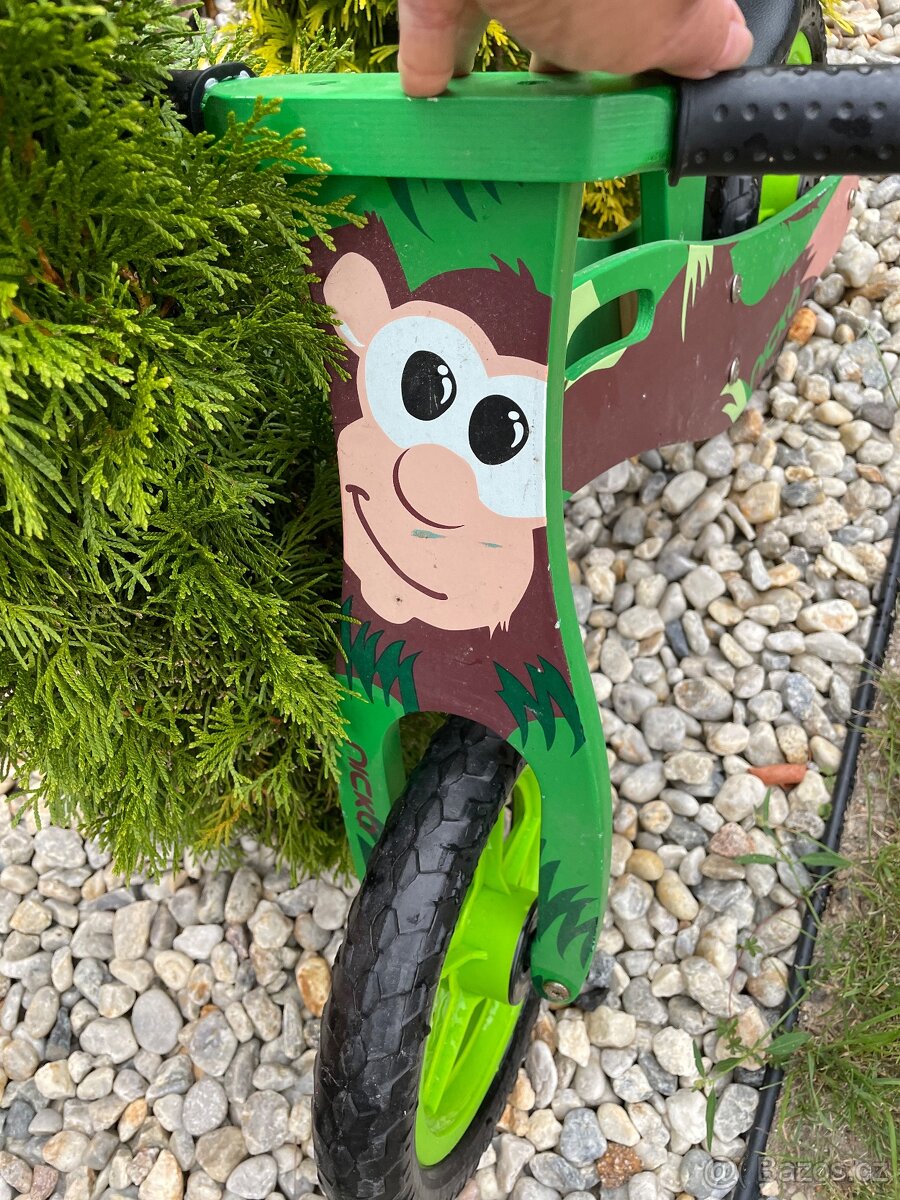 Dřevěné odrážedlo Nicko opice - 2