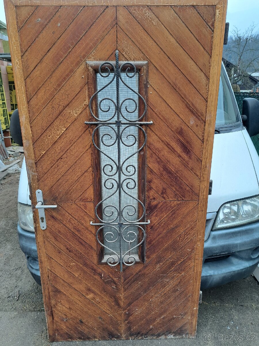 Mříz do výplně vchodových dveří 118x33 - 2