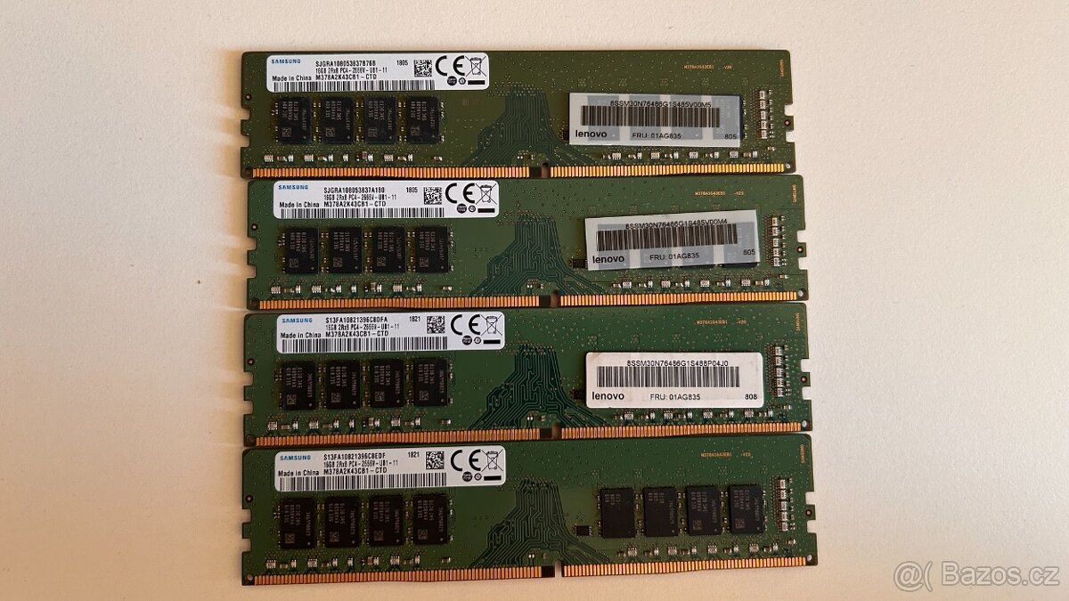 Prodám 16GB RAM DDR4 do PC - 2