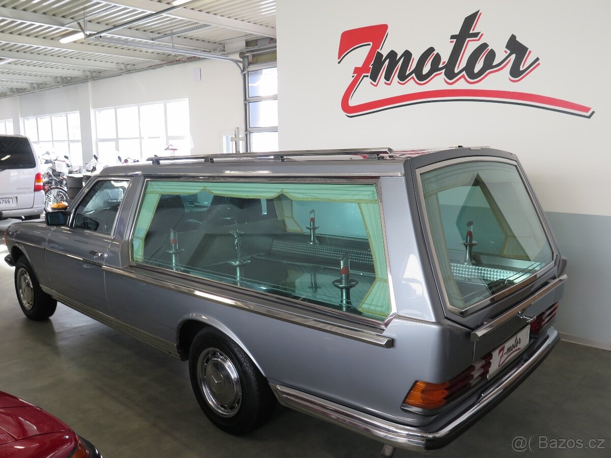 Mercedes-Benz W123 3.0D pohřební vůz, TOP STAV - 2