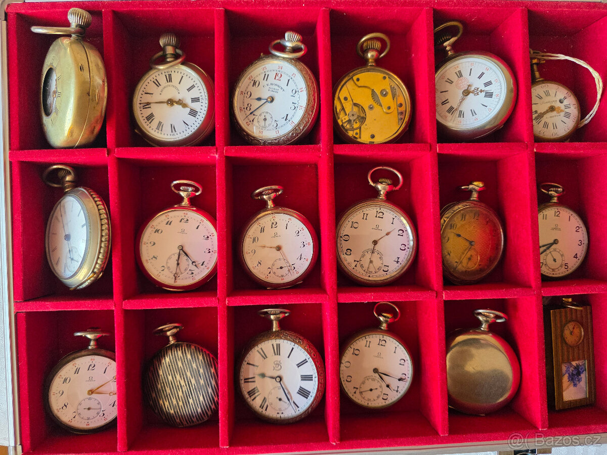 Staré kapesní hodinky. - 2