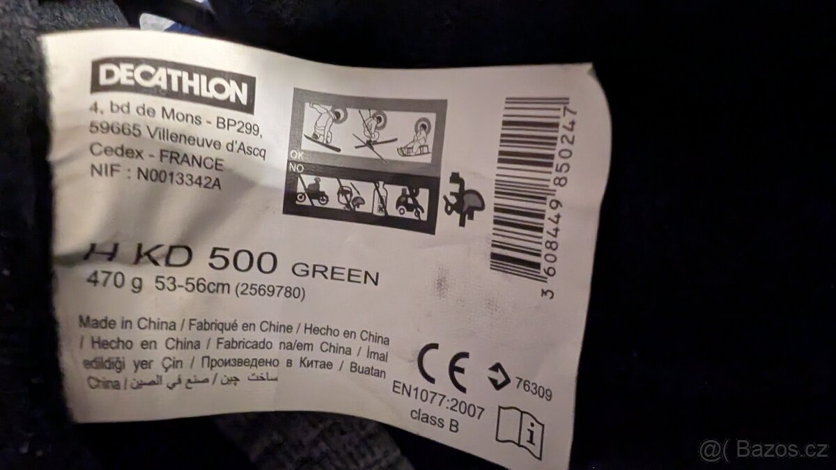 Lyžařská helma Wedze vel. 53-56 cm - 2