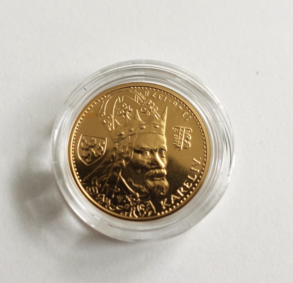 Zlatý dukát Karel VI - 2