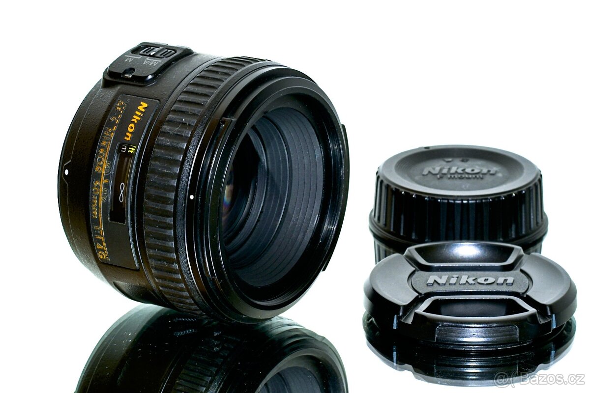 Nikon AF-S Nikkor 1,4/50 G 9-lamelový + Hoya HMC 58mm - 2