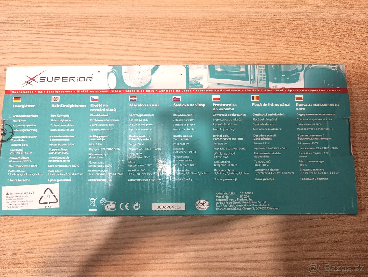 Žehlička na vlasy 3 v 1 - 2