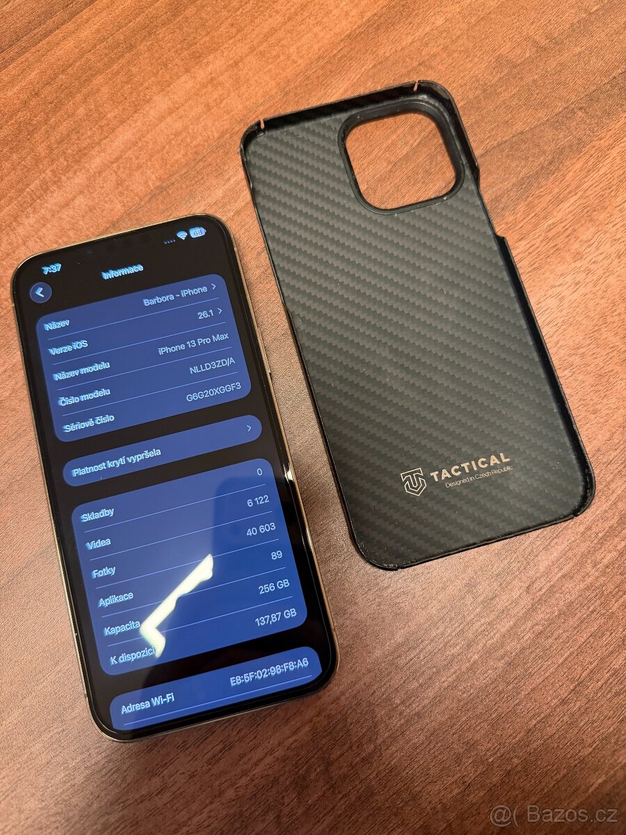 iPhone 13 PRO Max, 256GB + pouzdro Tactical - 2
