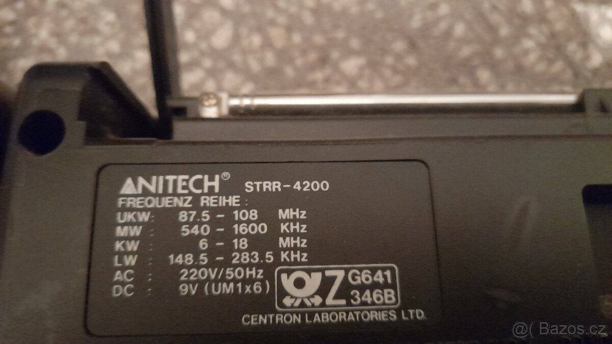 Radiomagnetofon Anitech - 2