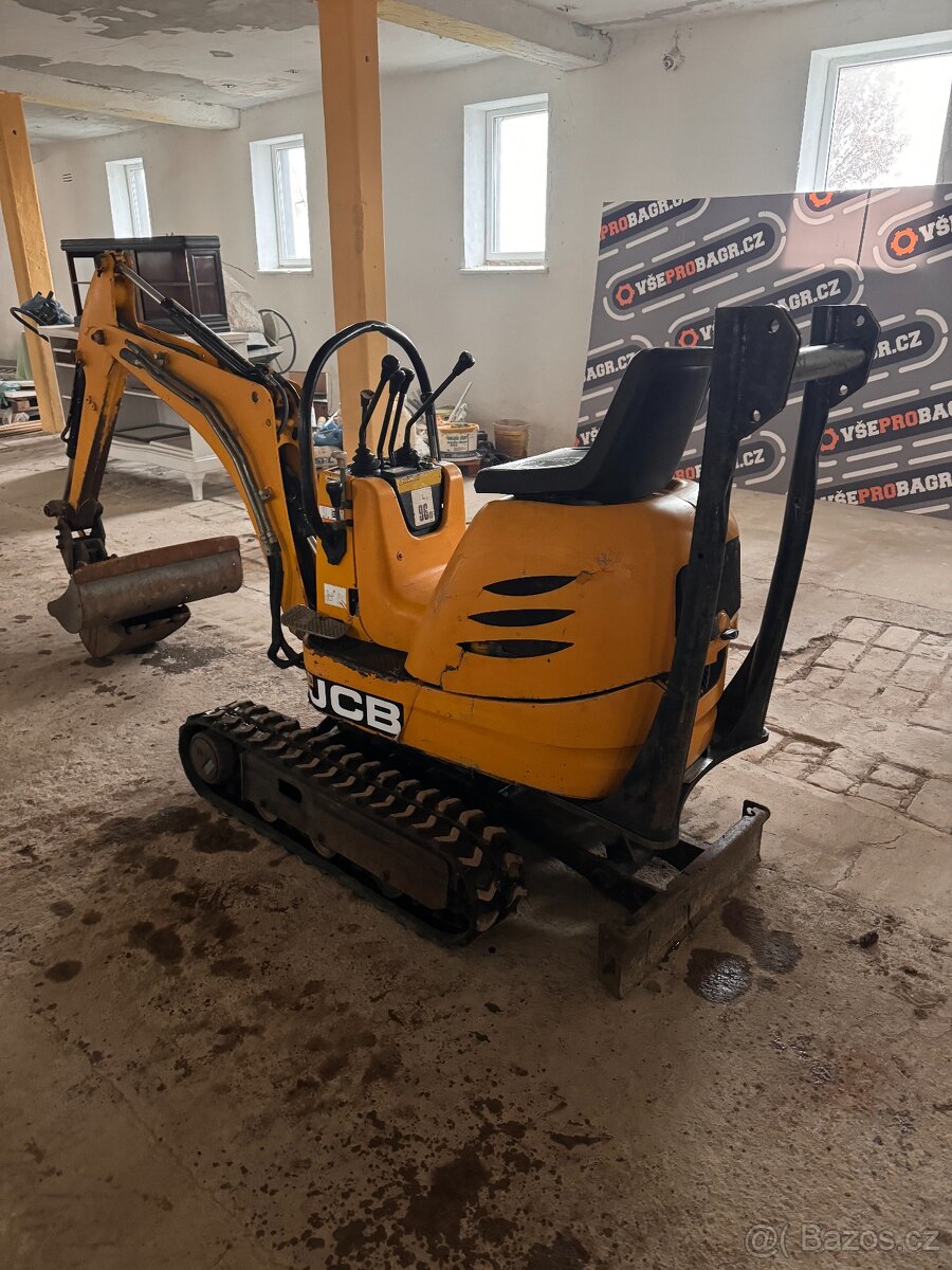 Minibagr JCB 8010 2x lzice precepovany - 2