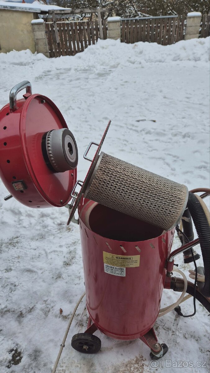 Piskovacka rawtech + metabo kompresor - 2