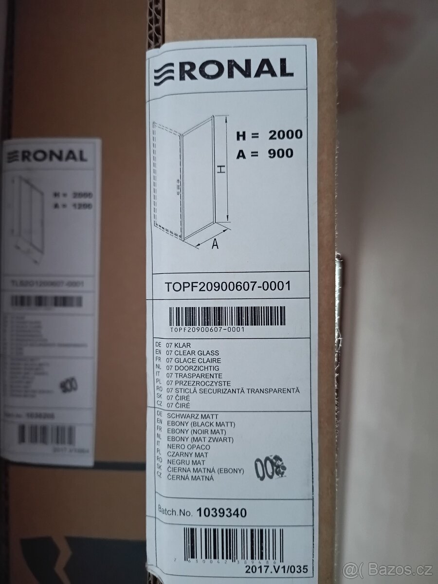 Sprchovy kout Ronal 90x120 - 2