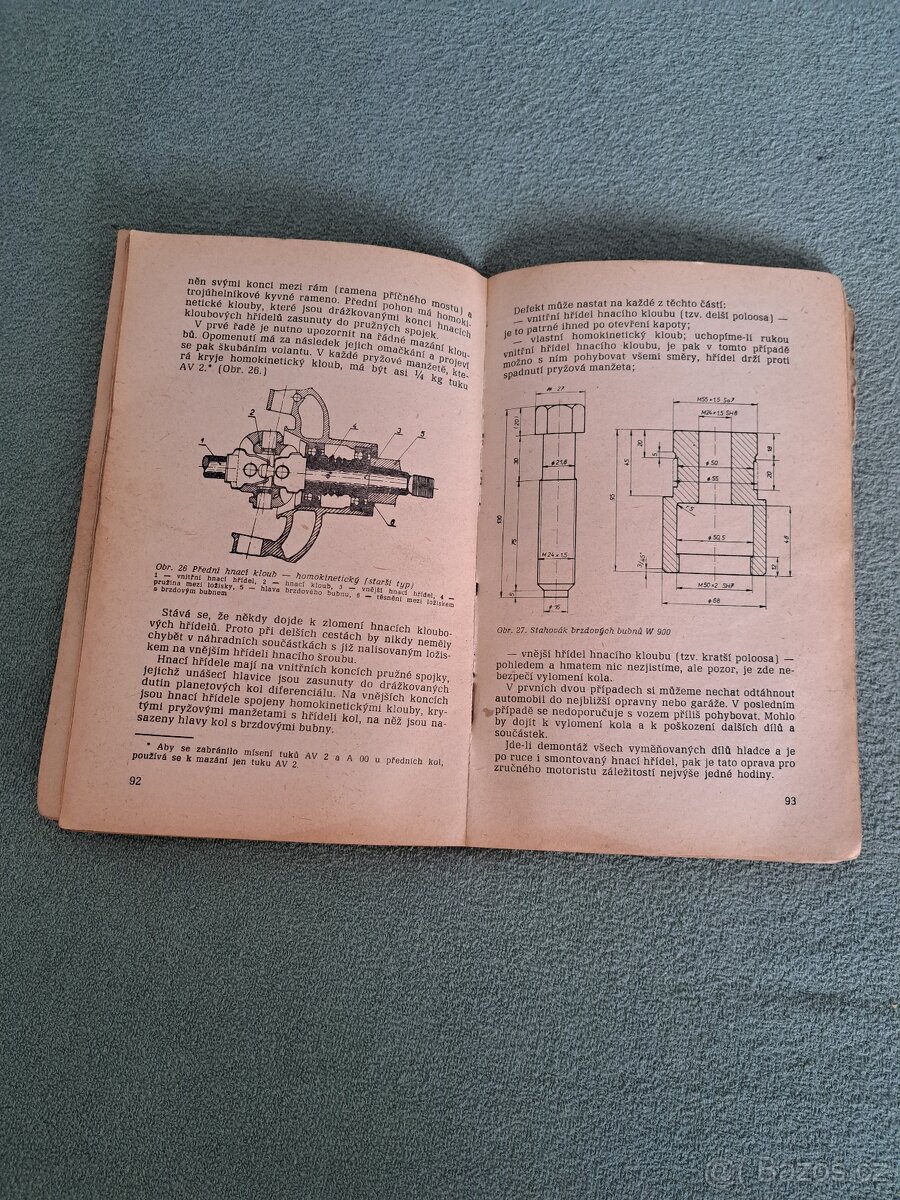 Kniha - příručka wartburg - 2