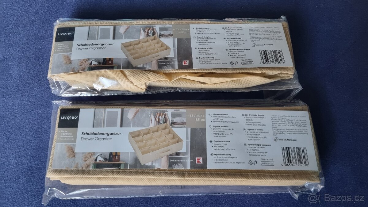 Organizéry/Obaly - 3 druhy - 2