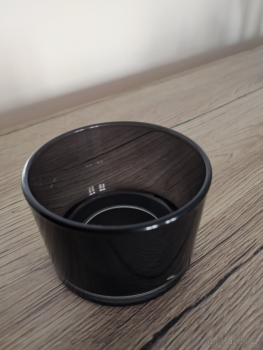 Svícen kouřové sklo - 2