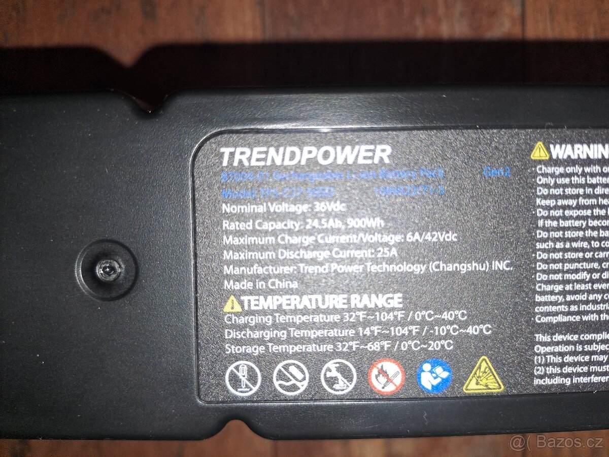 Baterka shimano 900w canyon Torque - 2