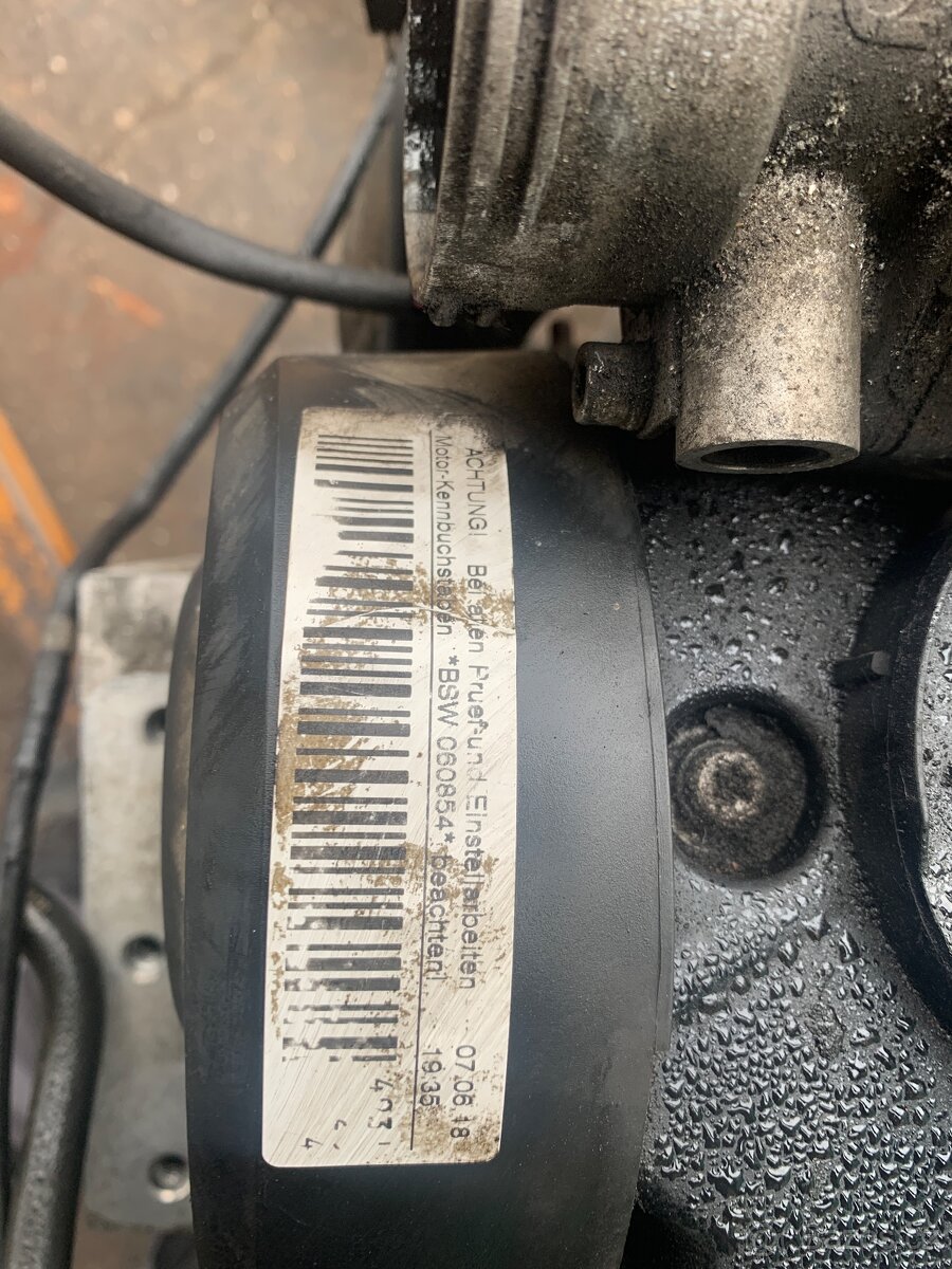 Motor fabia 2, kód BSW, 1,9 Tdi - 2