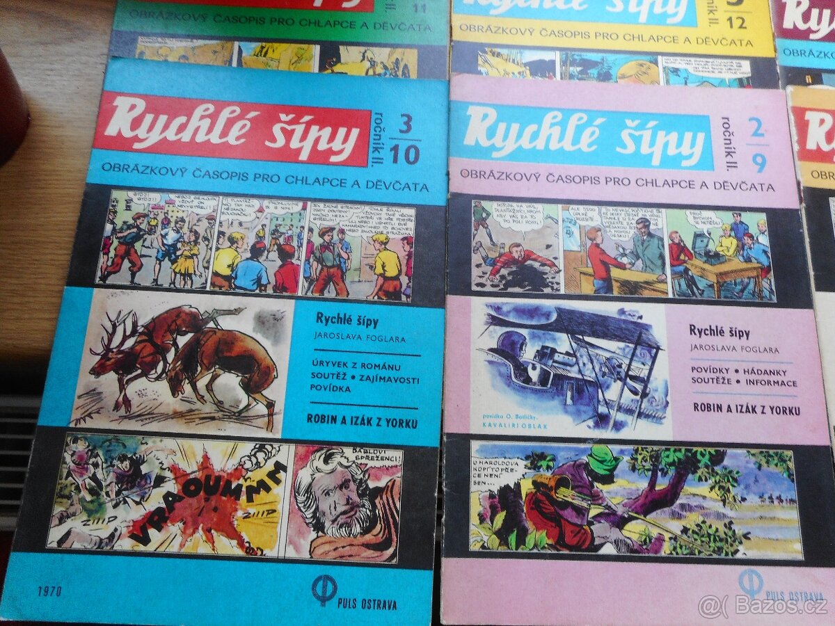 Časopisy Rychlé šípy 1970 - 2