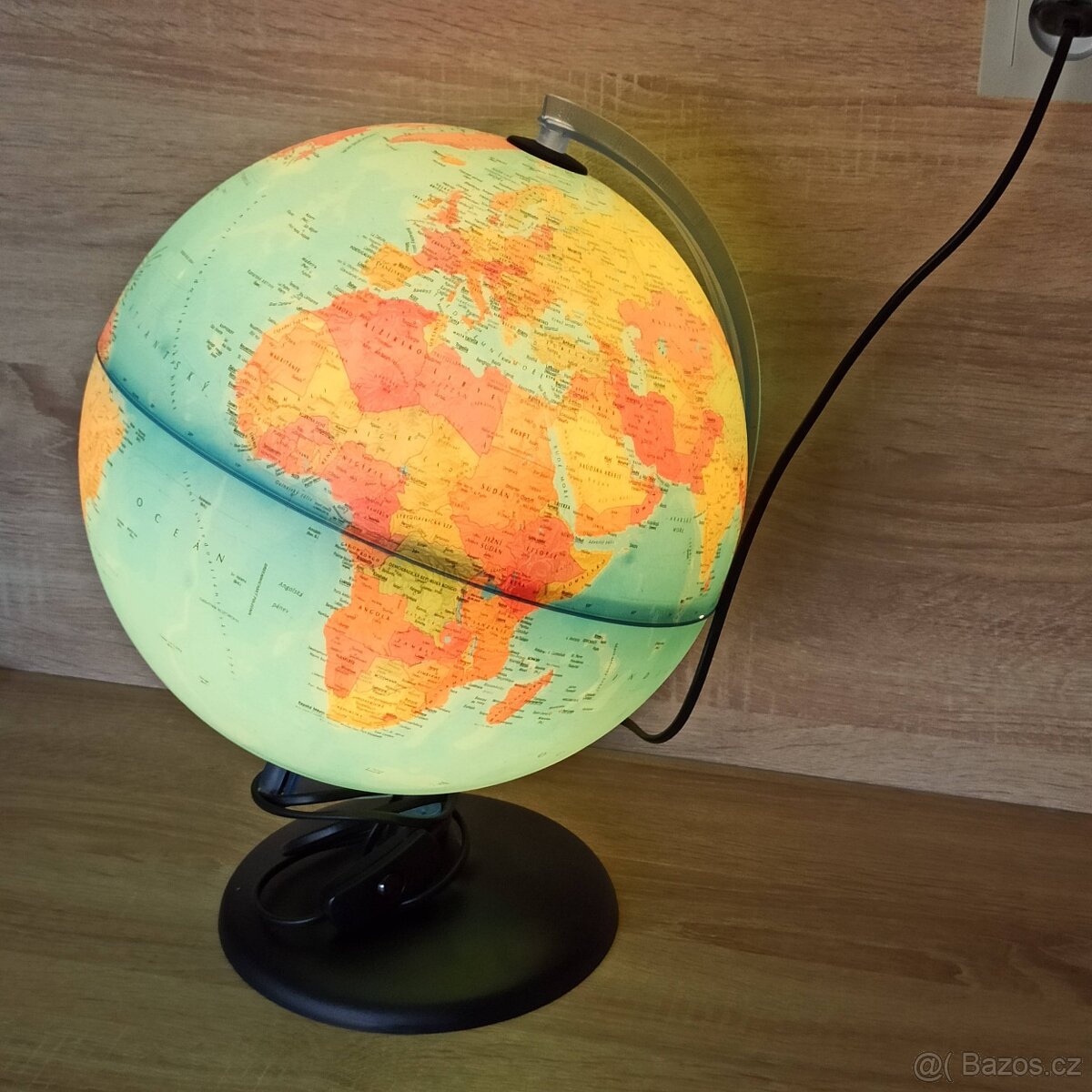 Svítící GLOBUS cca 40cm - 2