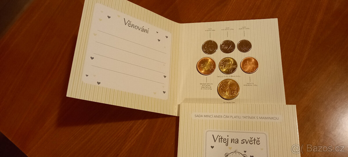 Sada oběžných mincí ČR 2021 - narození dítěte - 2