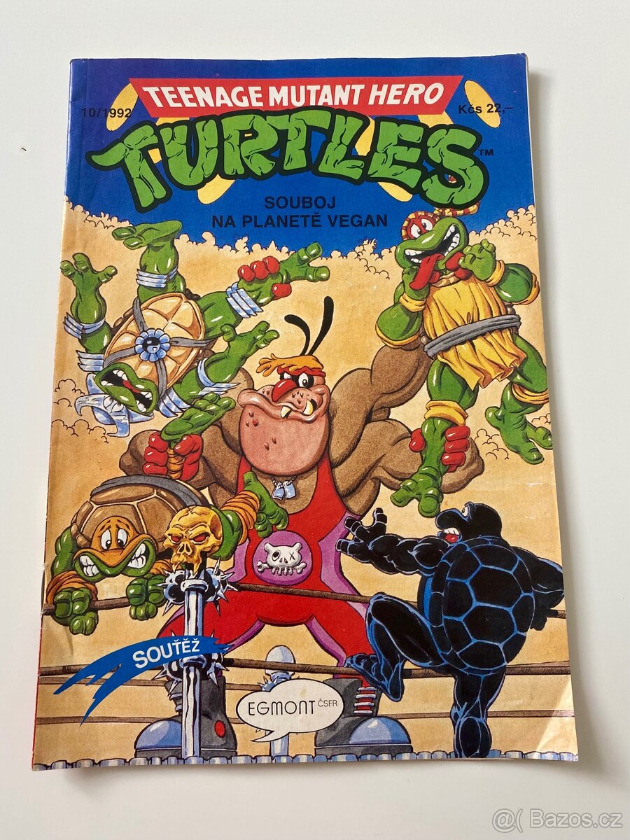 Prodám staré komiksy Želvy Ninja 9,10 - 1992 - 2