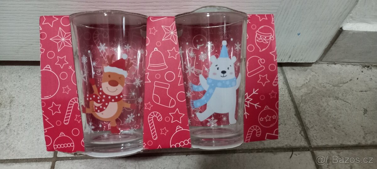Sada vánočních skleniček - 2