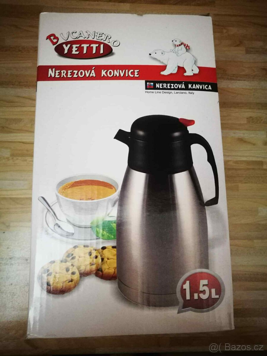 Luxusní čajový set + nerezová konvice - 2