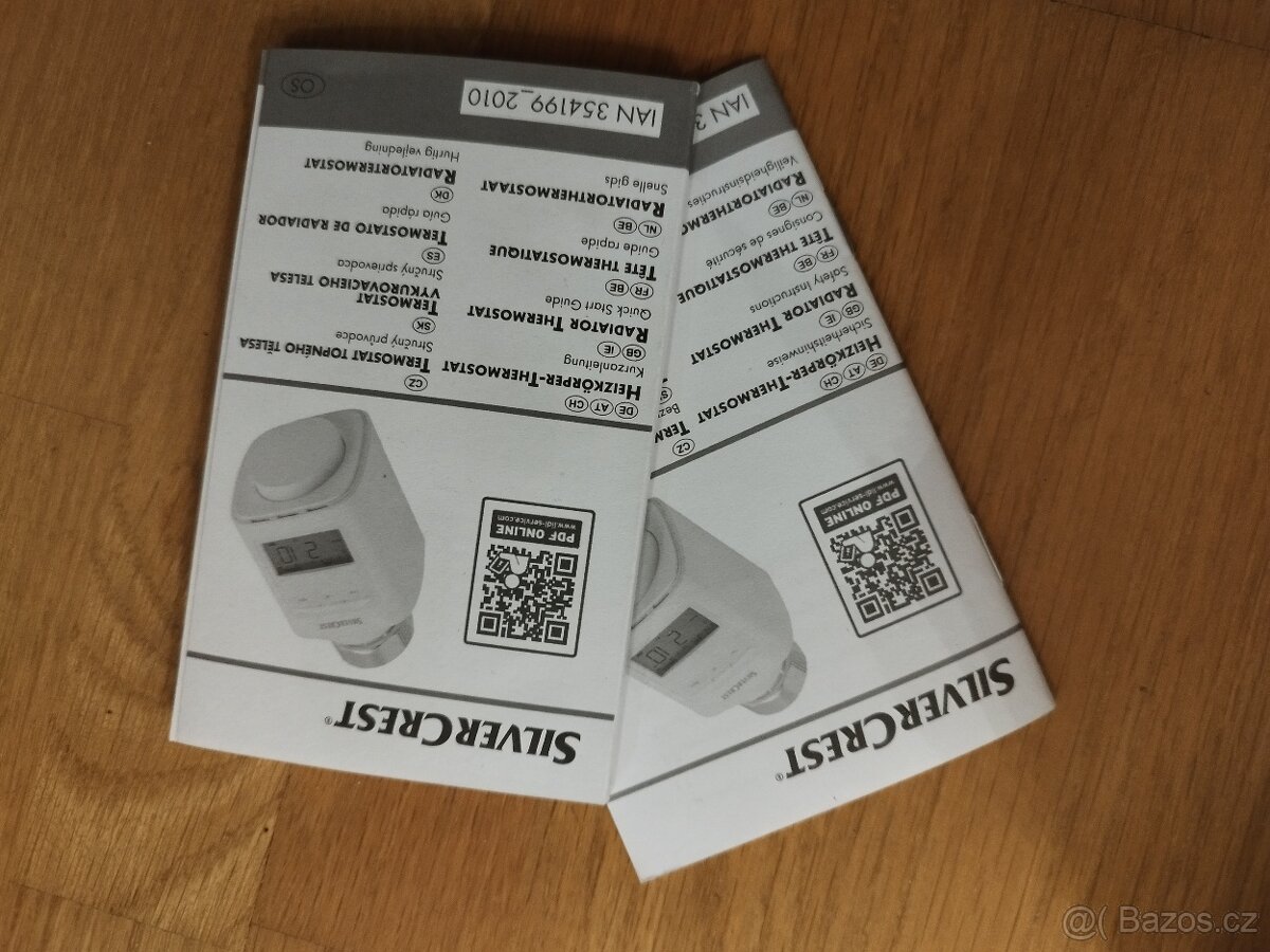 5x Termostatická hlavice programovatelná - 2