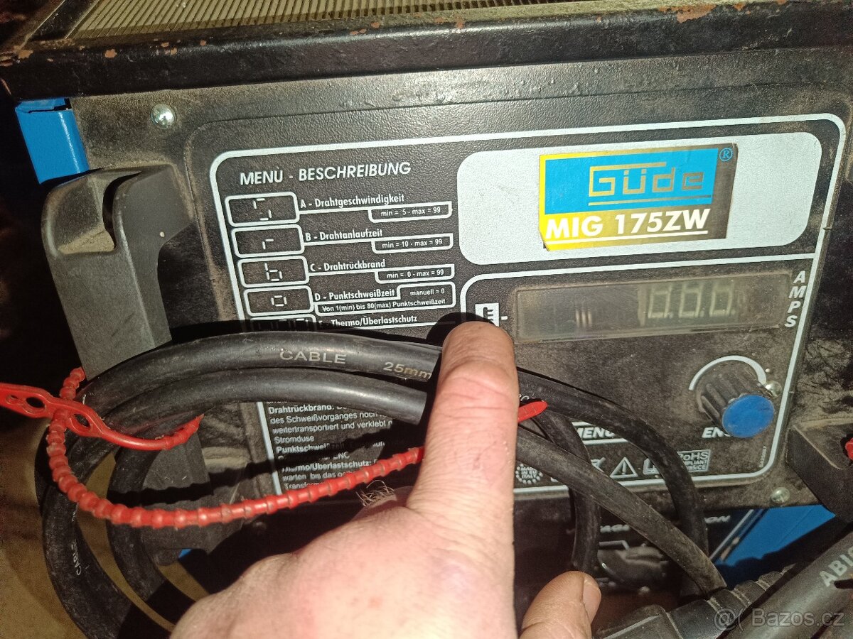 Svářečka CO2 güde - 2