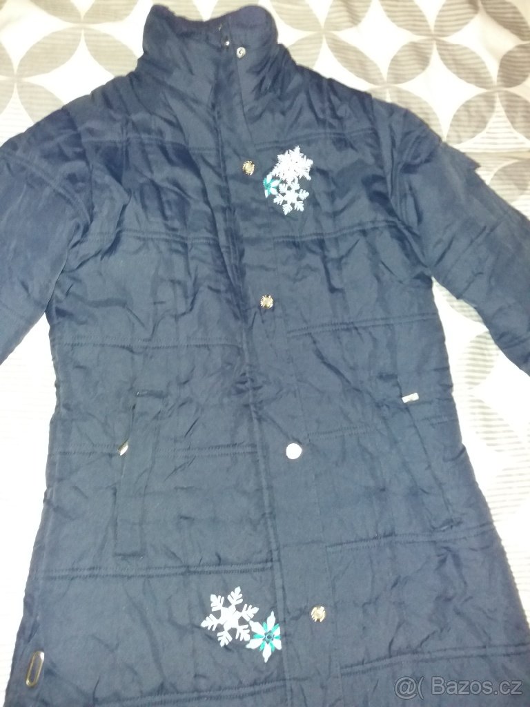 Dívčí zimní kabát vel. 158 - 2