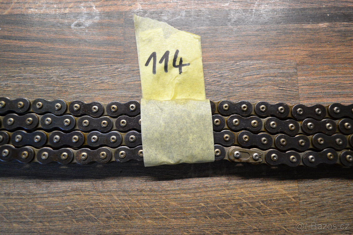 Řetězové kolečko, pastorek Jawa pérák 15z + řetěz 114č. - 2