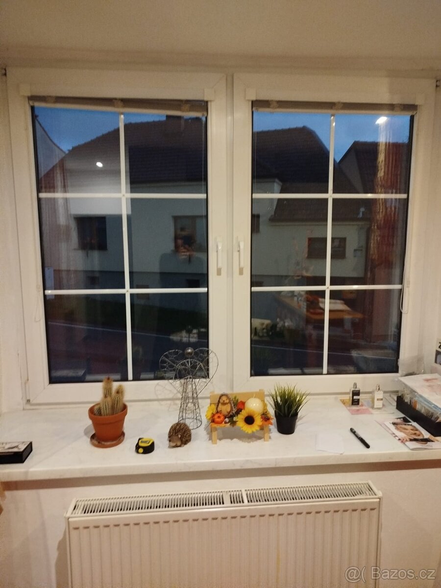 Plastové okno tmavý dub - 2