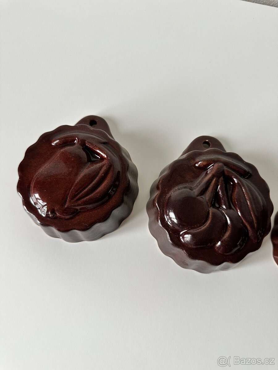 Staré formičky na pečení - sada 4ks - 2