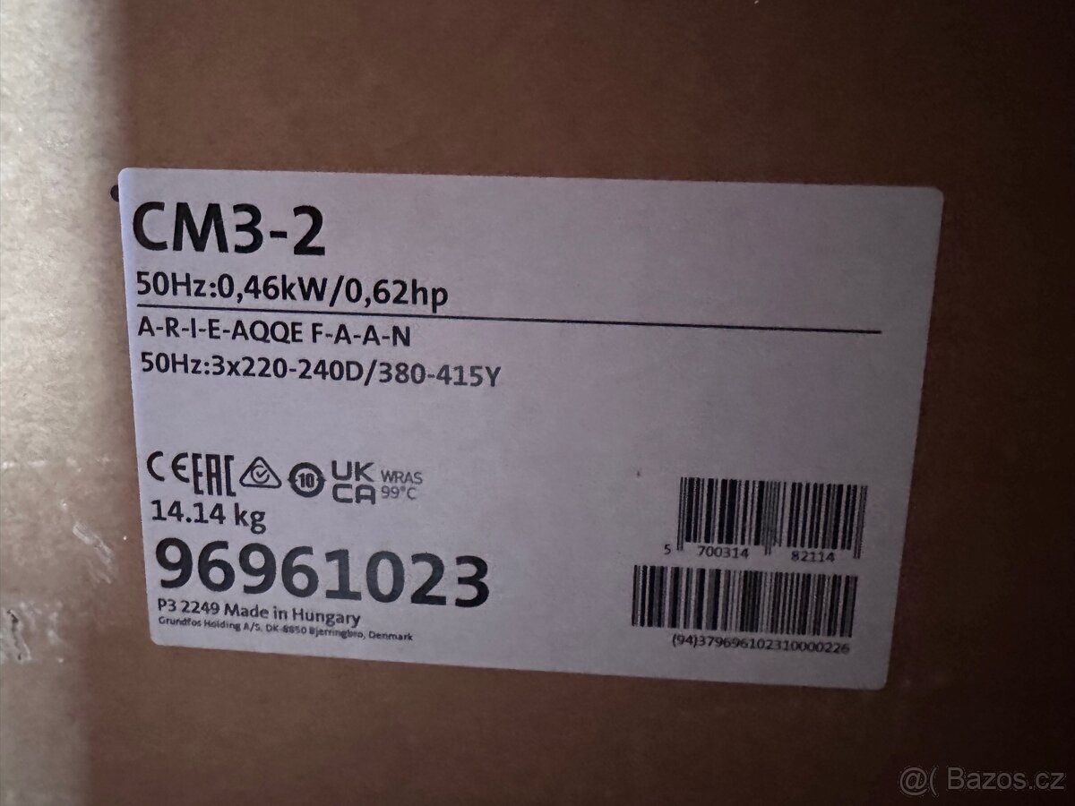 Prodam nerez cerpadlo Grundfos CM3-2 - 2