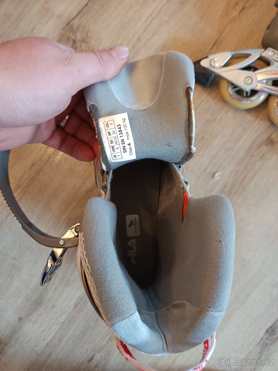 Prodám Inline brusle od Fila 40,5 - 2