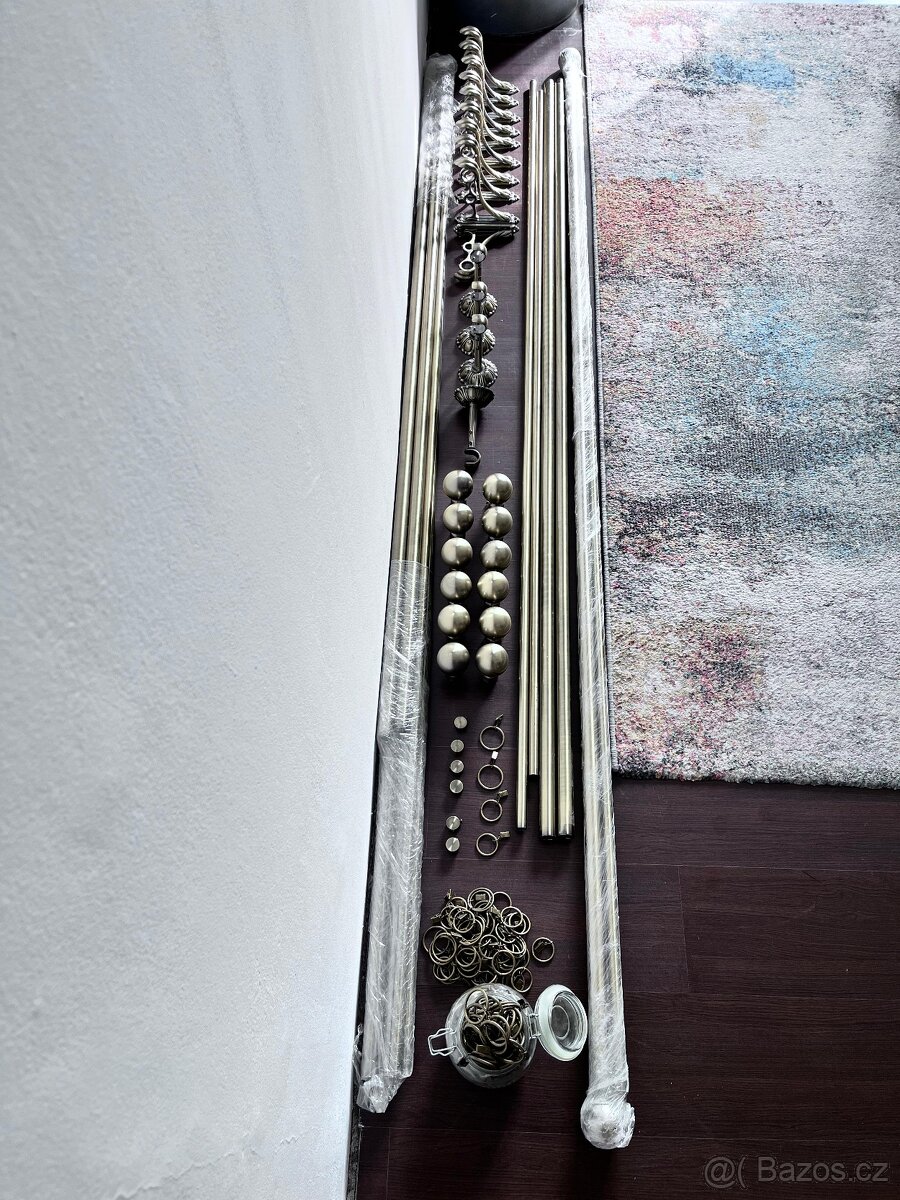 Set mosazných garnýží – 7 kompletních sad - 2