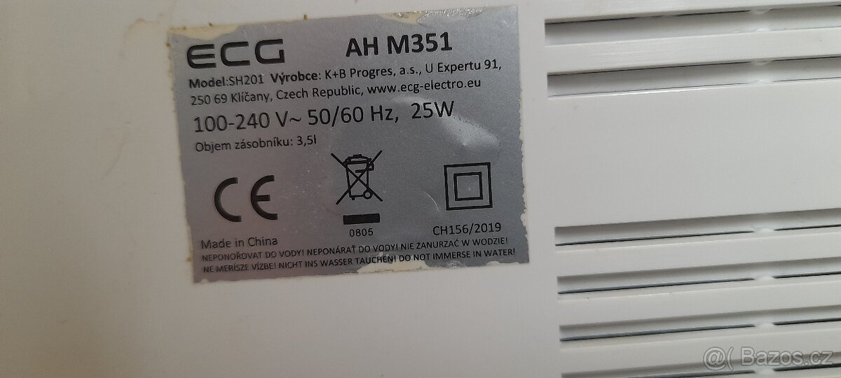 Zvlhčovač ECG AH M351 - 2