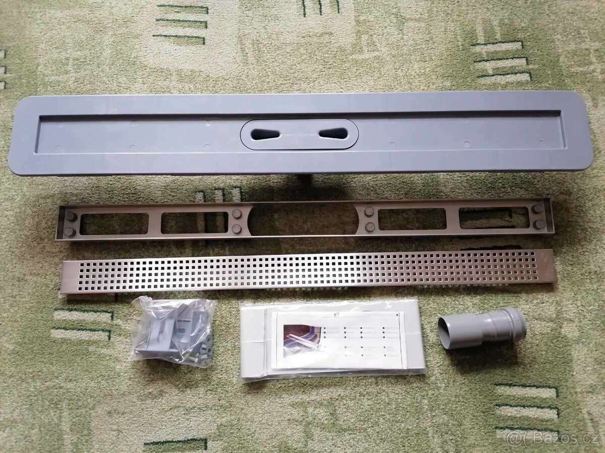 SPRCHOVÝ NEREZOVÝ ŽLAB 80 CM - 2