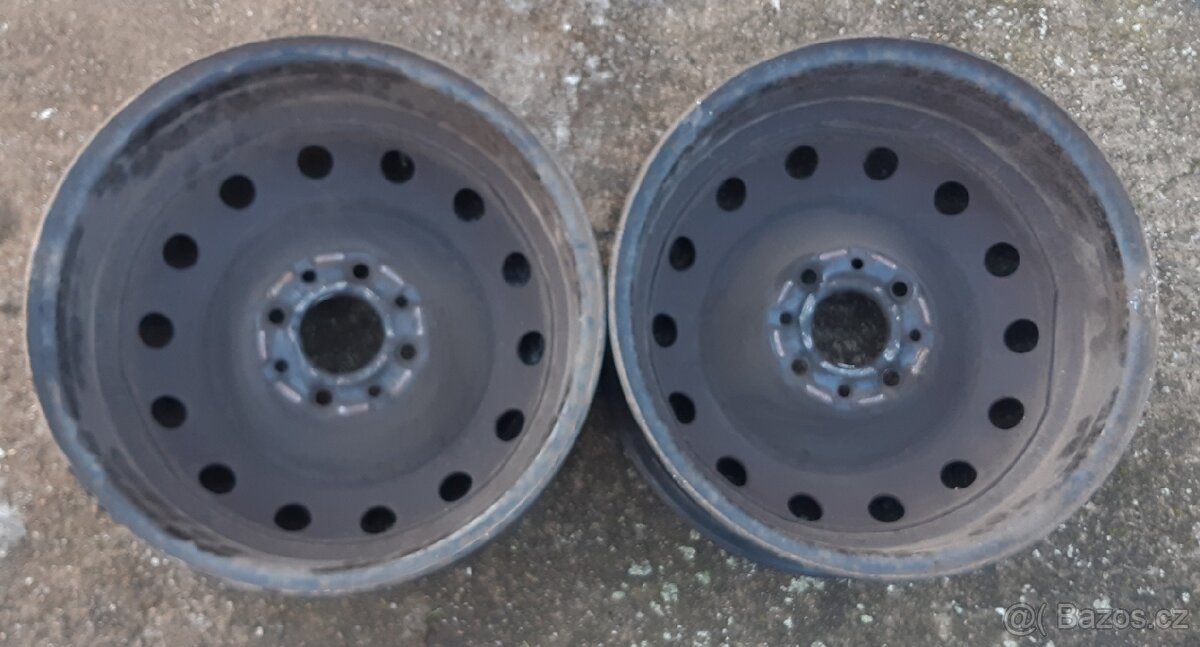 Citroen C4 2x plechový disk 15 - 2