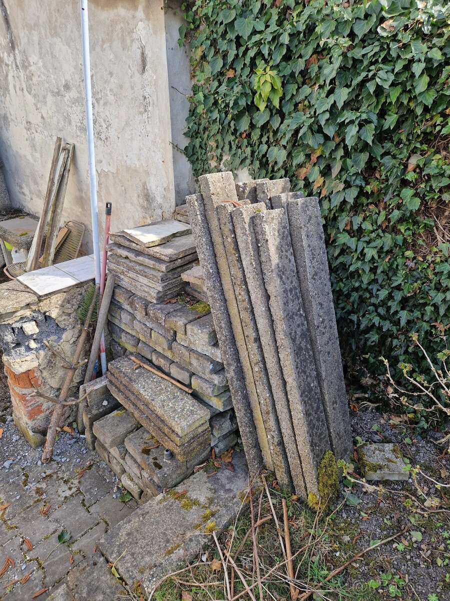 Cihly a obrubniky - 2