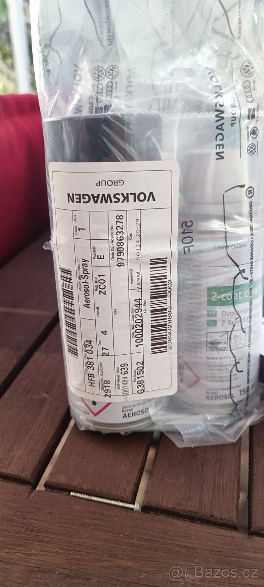 Sprej Škoda černý - 2