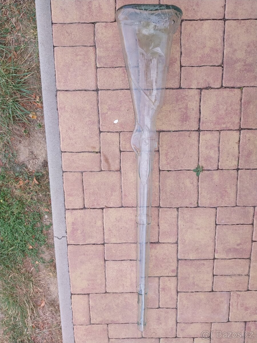 skleněná láhev "puška" - 2